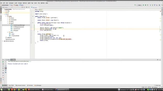 Урок по Java 114: Swing 19: No Layout смотреть онлайн