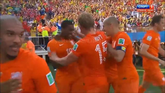 ⚽🇳🇱 Gol Leroy Fer - Chile 0-1 Paises Bajos, Mundial Brasil 2014 смотреть онлайн