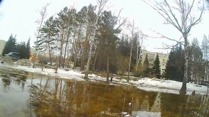 Мерим лужи и месим грязь! Наконец-то тепло! Весна!