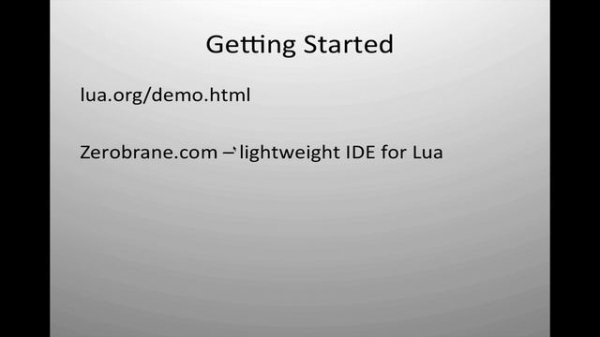 Learning Lua: A Quick Background and Getting Started with Lua Scripting Tools