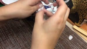 Ватная игрушка на елку "Парочка на качелях"