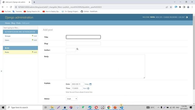 Mastering Django in 2023 (Arabic) - Working on Module 1 | Part 3-c смотреть онлайн