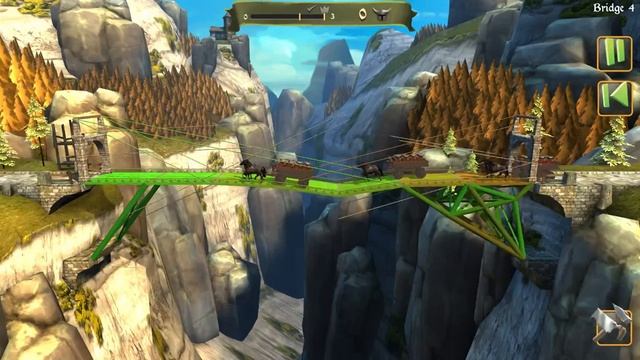 Bridge Constructor Medieval Chapter 4 Bridge 4 Solution смотреть онлайн