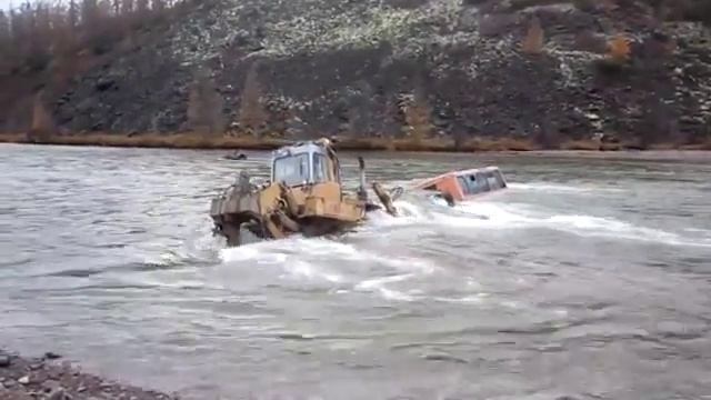 Вездеходы.... испытания Колымой..... смотреть онлайн