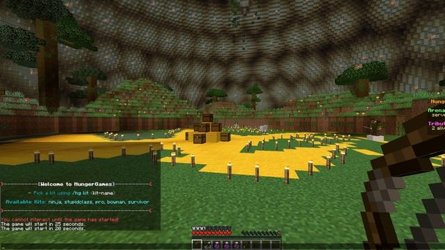 Survival games minigame in Minecraft with Hunger Games Plugin смотреть онлайн