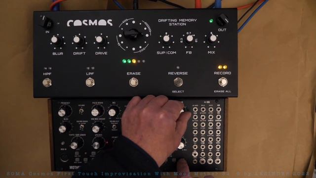 Soma COSMOS Ambient Looper // Moog Mother-32 // First Touch Ambient Improvisation // No Talking смотреть онлайн