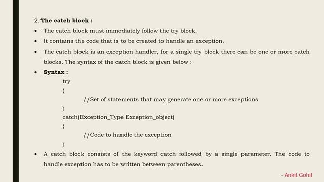 Std. - 12 || Ch. - 10 || Exception Handling in Java || English Medium || GSHEB смотреть онлайн