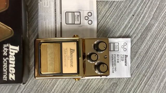 Ibanez TS9 Tube Screamer Limited Edition Gold смотреть онлайн