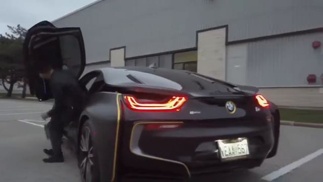 Satin & Gold Chrome of BMW i8 by Toronto Wraptors for The RICH KIDS of TORONTO смотреть онлайн