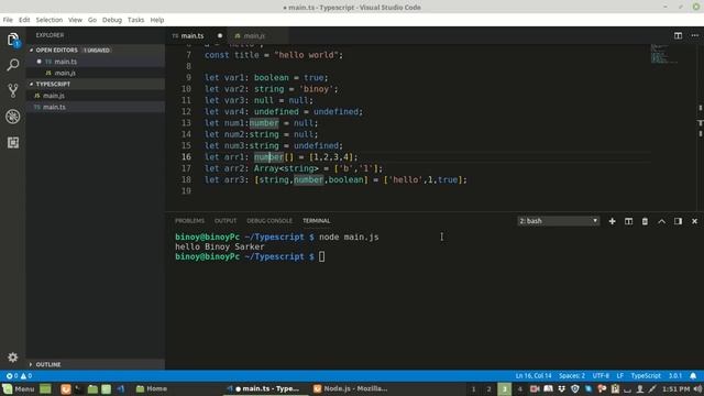 TypeScript basic in bangla (Part 1) смотреть онлайн