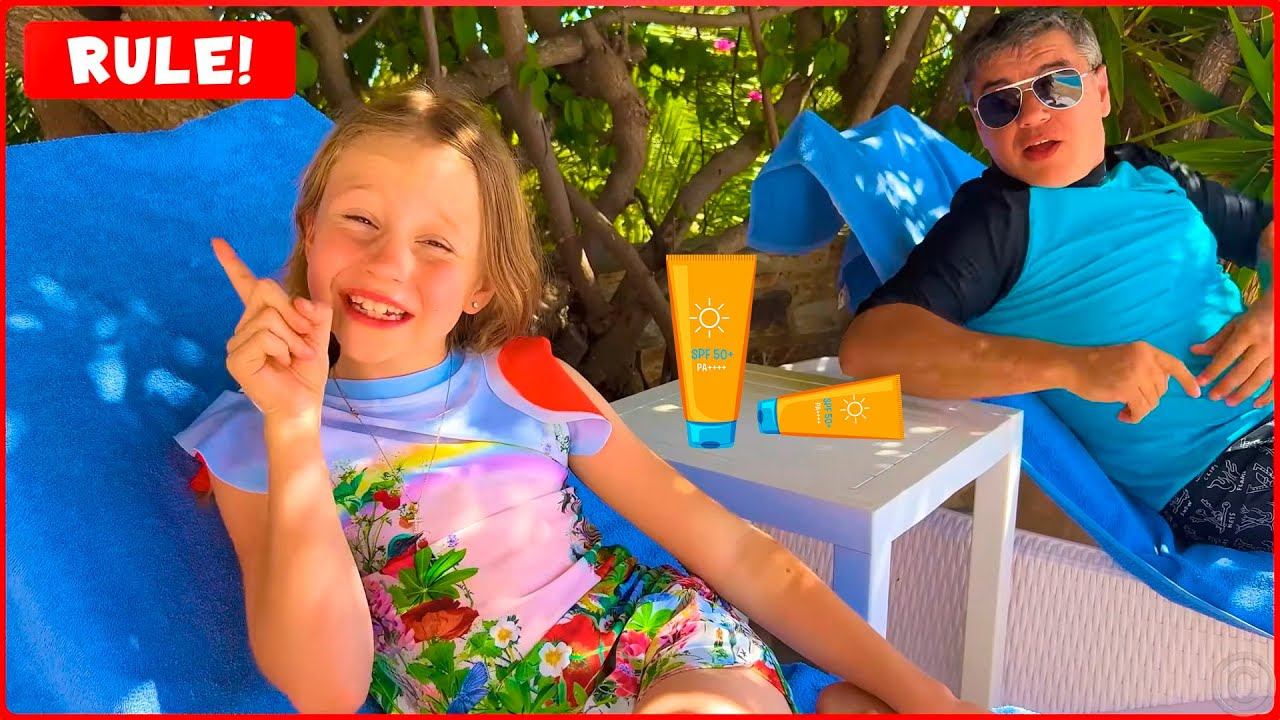 Настя показывает летние правила безопасности для детей смотреть онлайн