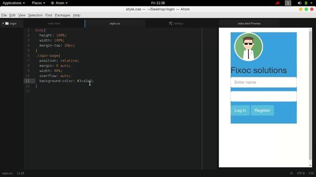 tutorial coding login page with bootstrap смотреть онлайн