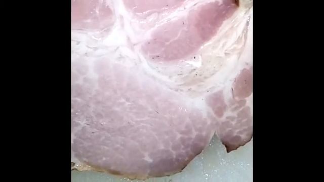 Копченая свиная шея, натуральный маринад, копчение, без химии. смотреть онлайн