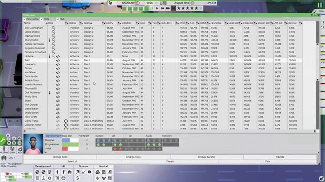 Software Inc. Tutorial - Team Builds, Size & Management смотреть онлайн