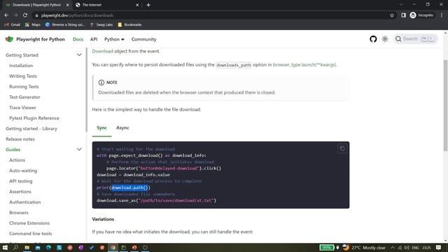 #79 Playwright with Python | How to download file using Playwright смотреть онлайн