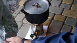 Походная турбо-печка щепотница Airwood Euro BM. Обзор и тест.