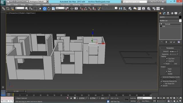 Tutorial Extruir lineas en 3D Max Parte 3 смотреть онлайн