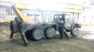Работа на ЗиЛ131 АГП22