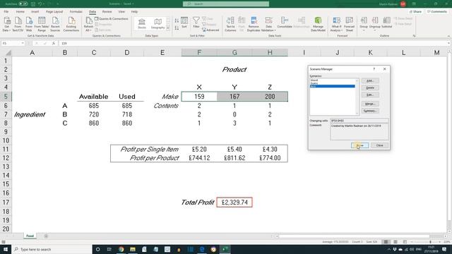 ECDL Advanced Excel Lesson 39 Using Editing and Deleting Scenarios смотреть онлайн