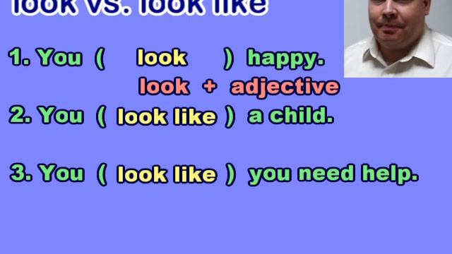 How to use "look" & "look like" [ ForB English Lesson ] смотреть онлайн