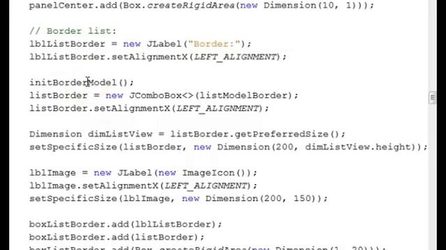 Java GUI List Components смотреть онлайн