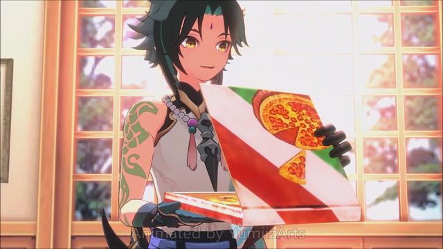 MMD || Cooking With Xiao Animated! || Genshin Impact Meme || 4 смотреть онлайн