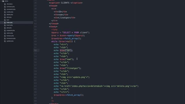 5.4. PHP exemple de CRUD amb MySQL смотреть онлайн