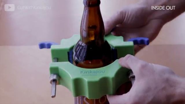 ЛАЙФХАК Как разрезать СТЕКЛЯННУЮ БУТЫЛКУ или поделки своими руками Kinkajou Bottle Cutter смотреть онлайн
