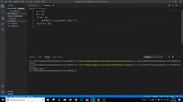 Python Lesson 3 if elif else statement смотреть онлайн