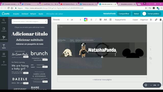 Como fazer um Banner pelo Canva смотреть онлайн