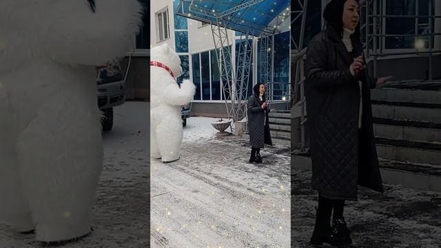 поздравление от белого мишки Зефирчика в Оренбурге смотреть онлайн