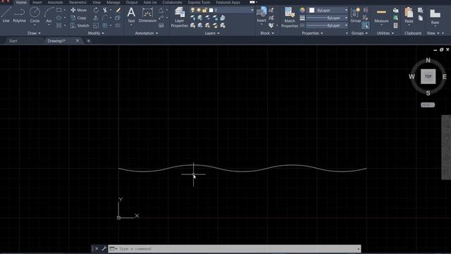 AutoCAD 2021 Tutorial: how to use Polyline command to draw arc segments? смотреть онлайн