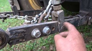 Самодельный трактор.Задняя навеска.