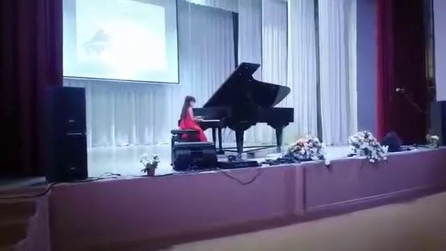 Савина Кира 4 класс Купревич "Осенний эскиз", У. Гиллок "Фонтан под дождем" смотреть онлайн
