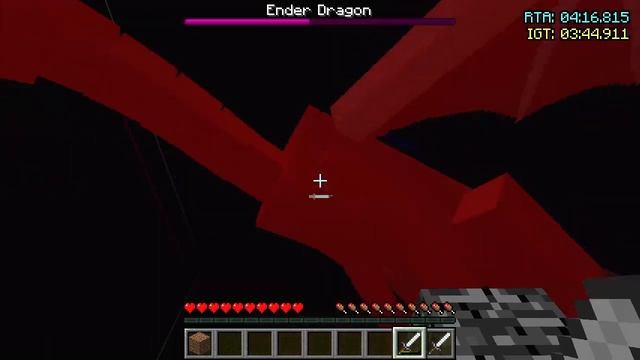 Minecraft Java Release Any% SSGP in 6:11 (1.9) смотреть онлайн