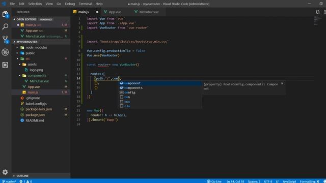 Vue js - Vue Router - Part 1 смотреть онлайн