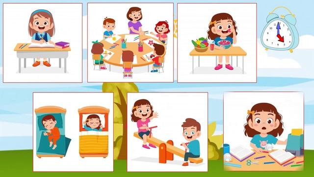 16 Дни недели. Части суток смотреть онлайн