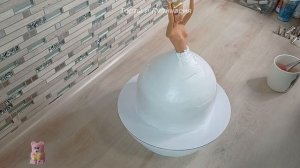 торт КУКЛА ! Сборка и украшение торта КУКЛА ! Украшение белковым кремом! DOLL CAKE ! BOLO BONECA!