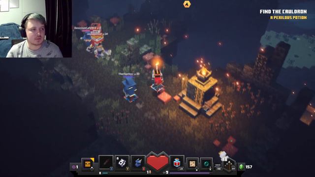 Battling The Soggy Swamp Boss | Minecraft Dungeons смотреть онлайн