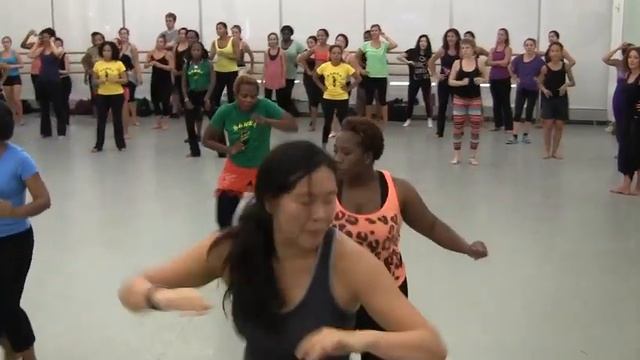 Samba Reggae class with Quenia 2012 @Alvin Ailey смотреть онлайн