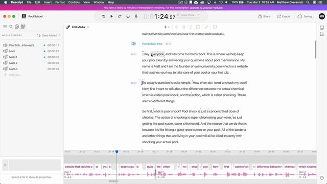How To Use DESCRIPT To Edit A PODCAST Episode | Money Lab