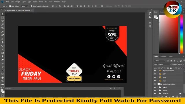 Black Friday Banners Designs Ads Download In PSD Files |English| |Photoshop Tutorial| смотреть онлайн