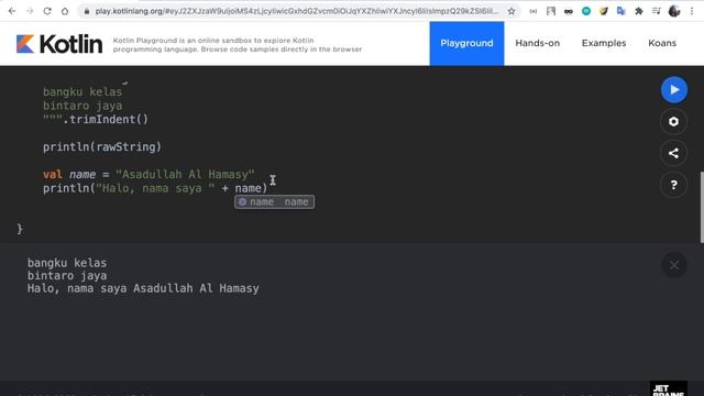 Kotlin Dasar - Tipe Data (String) смотреть онлайн