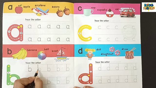 Lowercase abcd Tracing Writing In Preschool || Small abcd Writing For Kids || choti abcd for kids смотреть онлайн