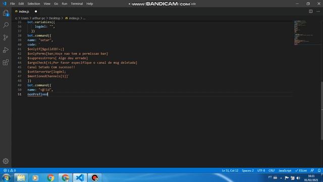 Como fazer um bot em dbd.js parte 5 смотреть онлайн
