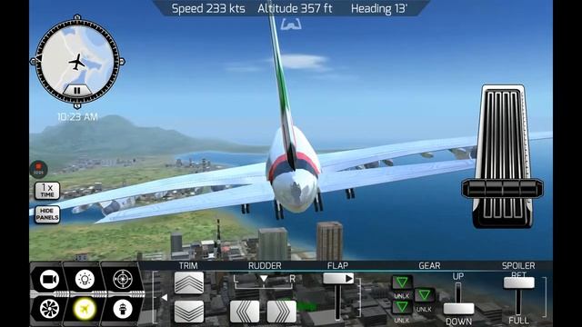 Landing A380 on Aircraft carrier | Flywings 2017 flight simulator (Fly wings) смотреть онлайн