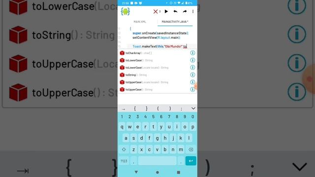 Notificações Toast AIDE-ANDROID/Como criar uma mensagem temporária #android #java #programming #aid смотреть онлайн