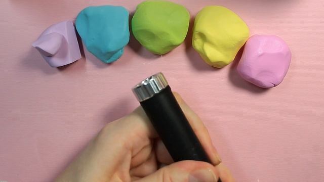 Смешивание полимерной глины. Пастельные оттенки. Радуга с помощью экструдера. смотреть онлайн