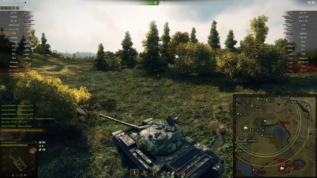 World of Tanks T1meDeath [HOMAD] Т-54 . ИГРА НА РЕЗУЛЬТАТ 3К+ СРЕДНЕГО УРОНА смотреть онлайн