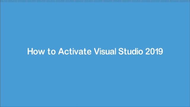 How to Activate Visual Studio 2019 With Product Key смотреть онлайн